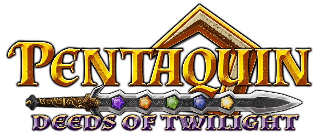 'Pentaquin: Deeds Of Twilight' Logo