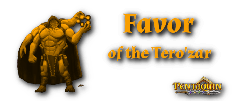 Bronze-Unterstützerpaket: Favor of the Tero'zar